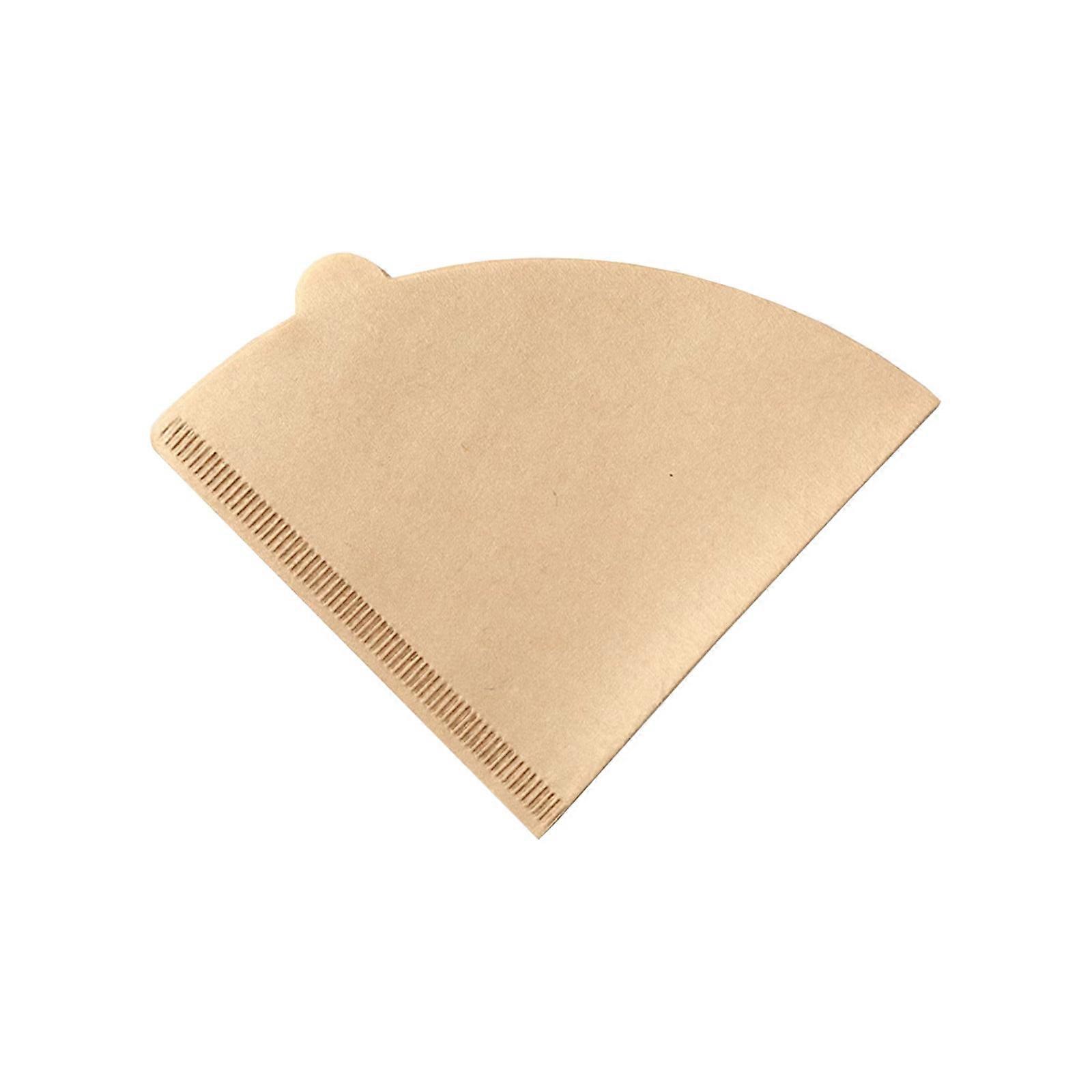 V Shaped Coffee Filters, 1-4 Cups Drip Type, 100pcs Disposable Paper Filters, Compatible with Conical Dripper & Drip Coffee Maker