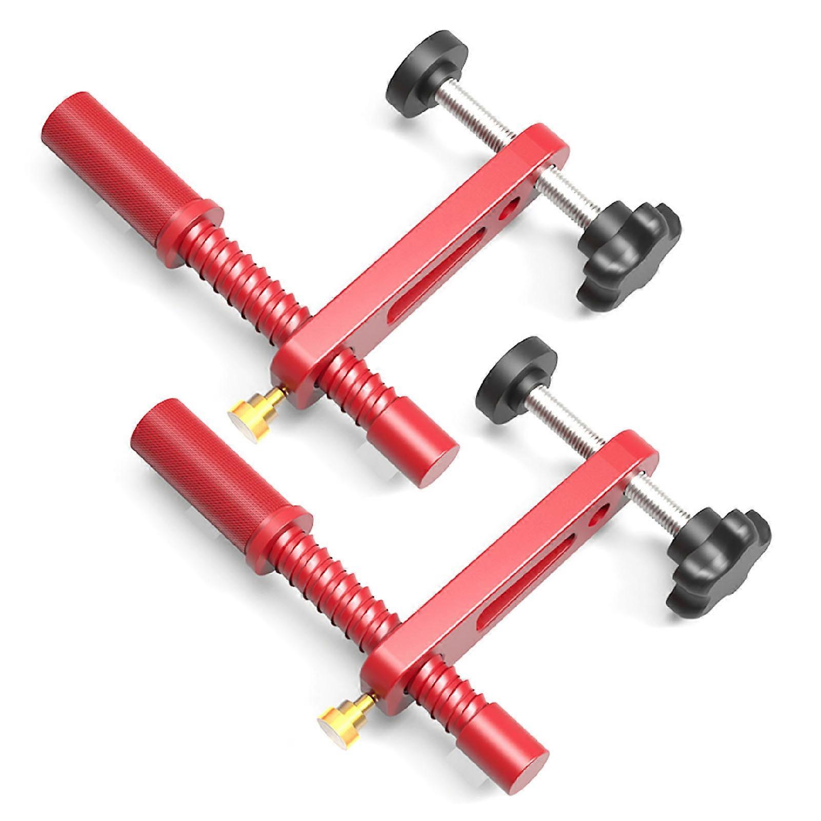 Bench Dog Clamp Set 20mm with Protective Pads Red for Woodworking Workbench Table