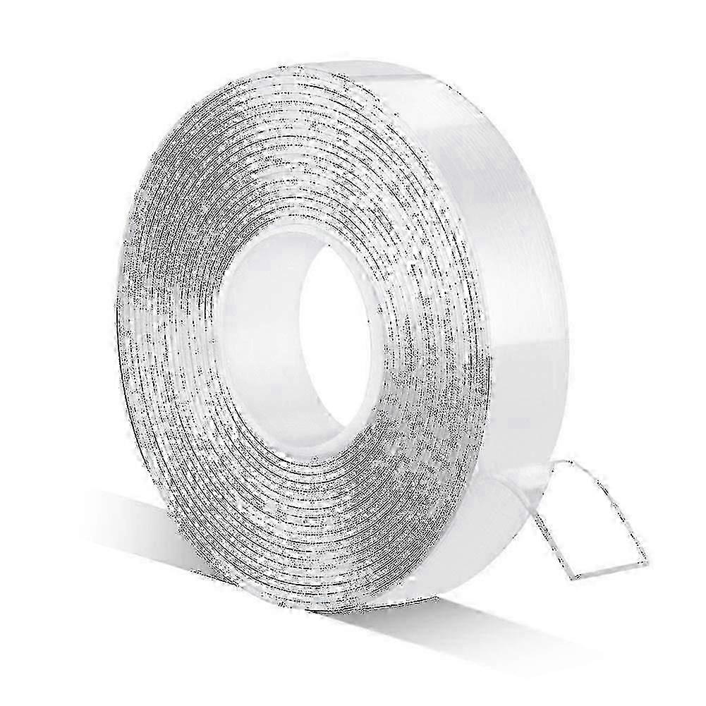 Ruban adhésif transparent robuste à double face pour murs solides