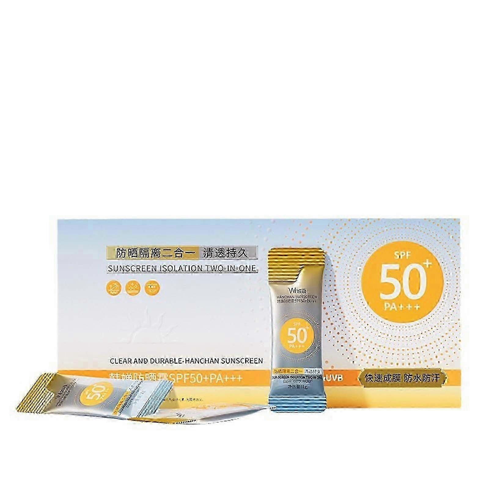 Portable Blocking Isolation Sunscreen Lotion - 50PCS Of 1g Each
