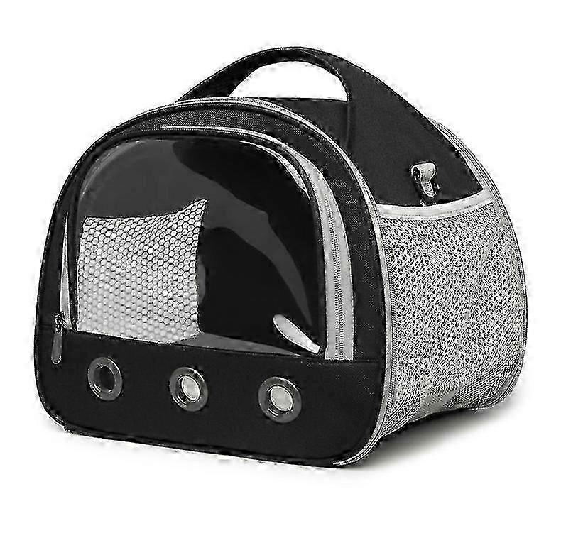 Guinea pig carrier with PVC window, breathable sling bag