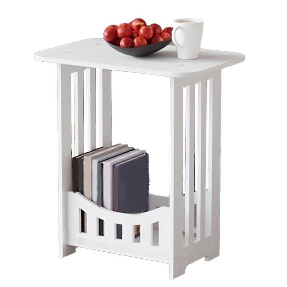 Narrow End Table 23 Tier Design for Books and Decorative Items Storage
