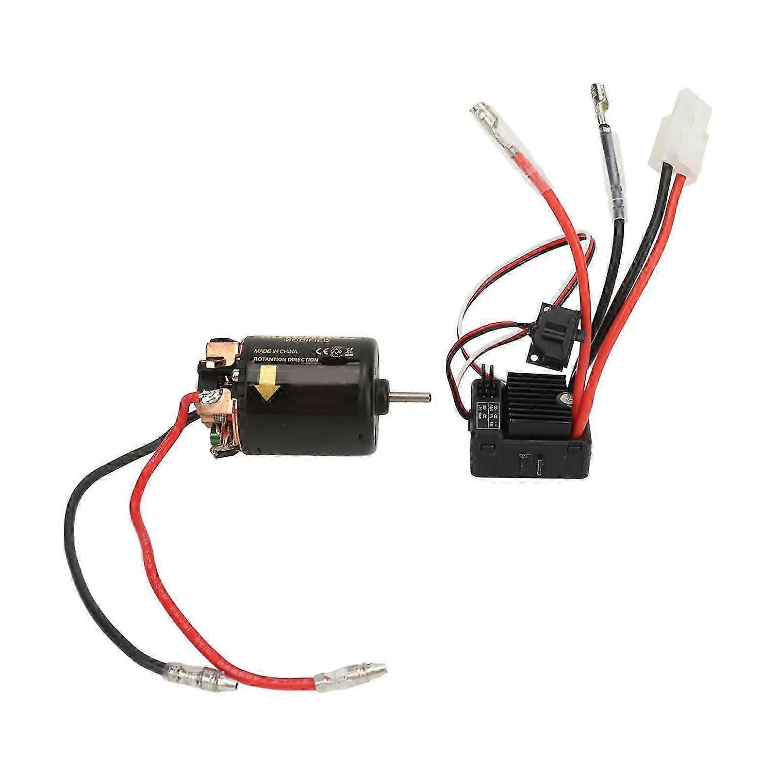 RC Motor ESC Combo Brushed 540 Motor High Torque 60A Speed Controller Low Noise Powerful RC Car Accessory for 1/14 1/10 35THwy