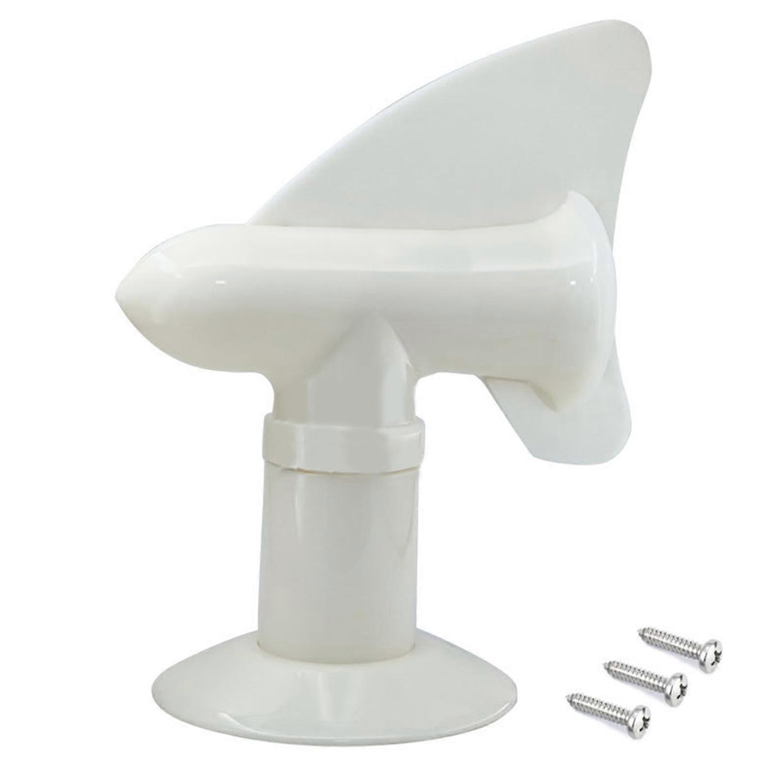 Leak Proof RVs Sewer Ventilation System 360 Degree Siphon RVs Vent Self Rotating Cap Suitable for RVs Waste Tanks  White