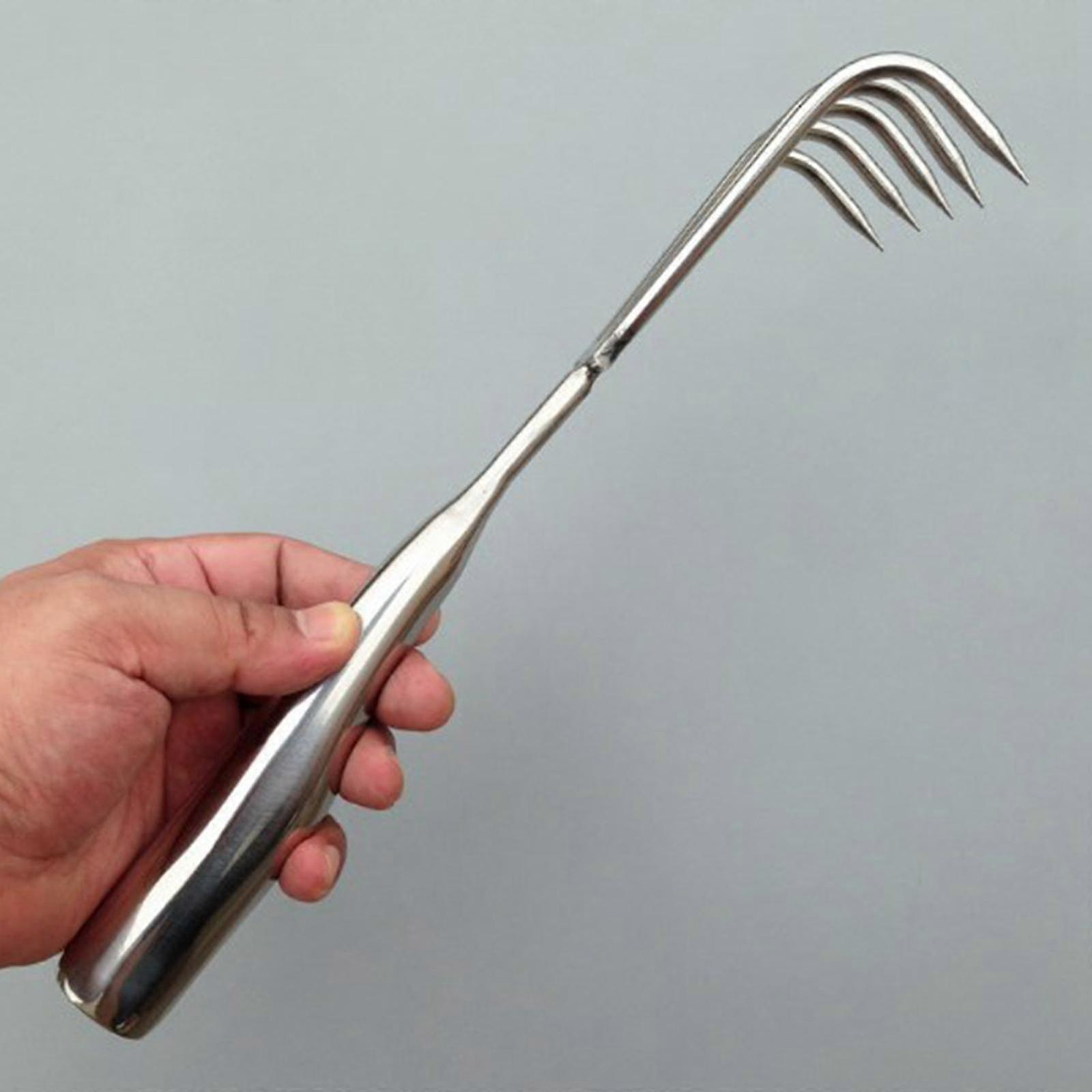 Hand Rake Comfortable Handle Hand Tool 5 Tines