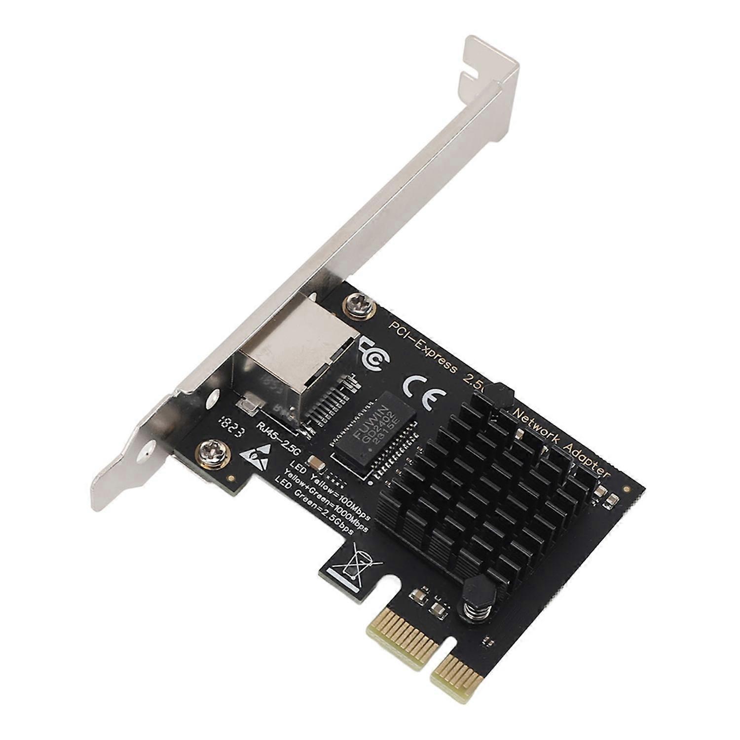 PCIe Network Card RTL8125B 2.5G Gigabit RJ45 Port PCI Express Network Card for Windows 7 8 10 11 for