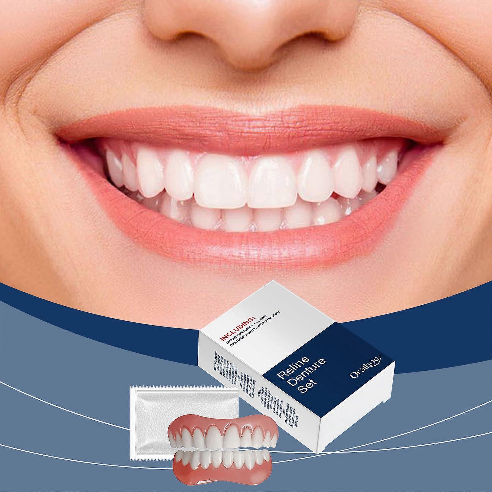 Oralhoe Denture Modification Sets, Can Narrow The Gaps Between Teeth, Enhance Smiles, And Provide Natural And Comfortable Denture Care