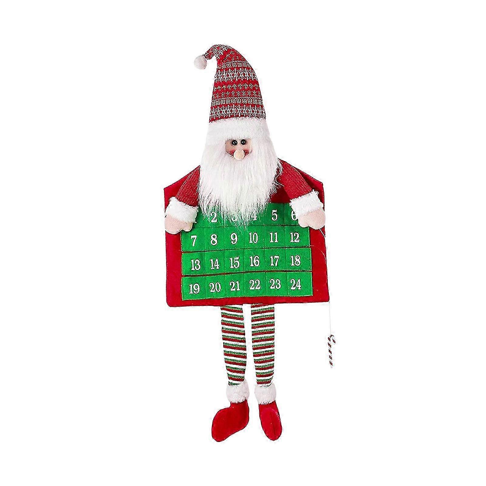 Christmas Wall Calendar for Countdown - Festive Hanging Advent Display