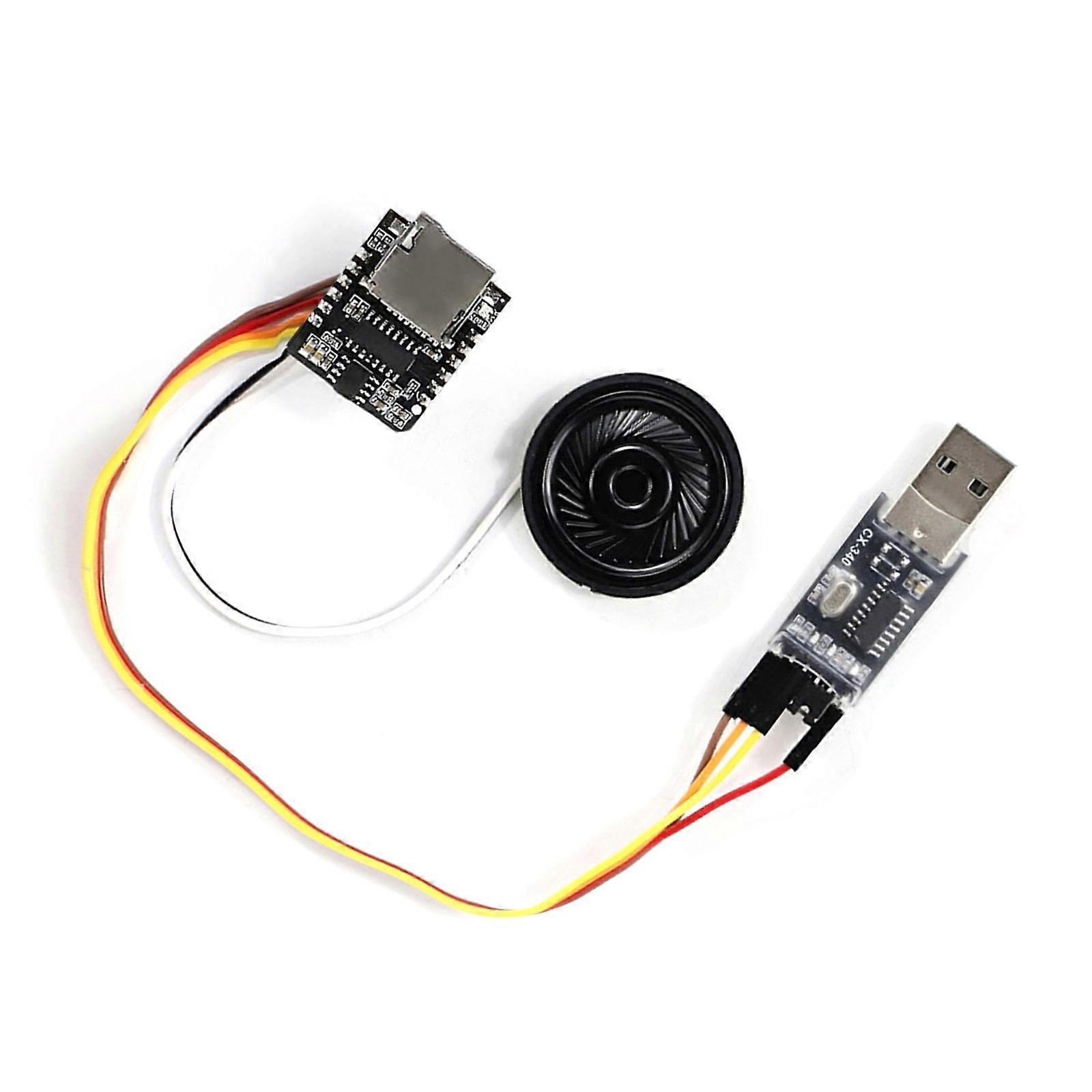 CX1000B Chip CX1000BM Serial MP3 Voice Module MP3 Player Modules for Customized Auditory Projects Multicolor