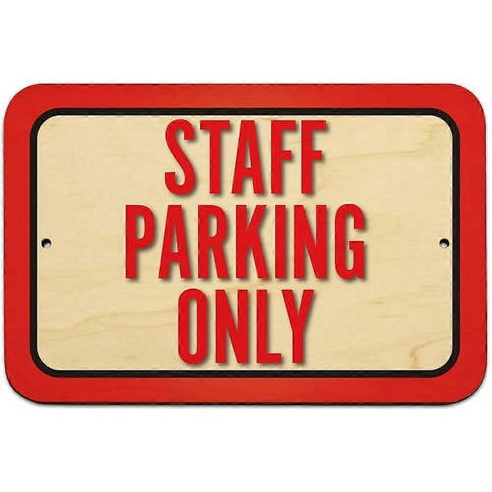 Señal de estacionamiento exclusivo para el personal