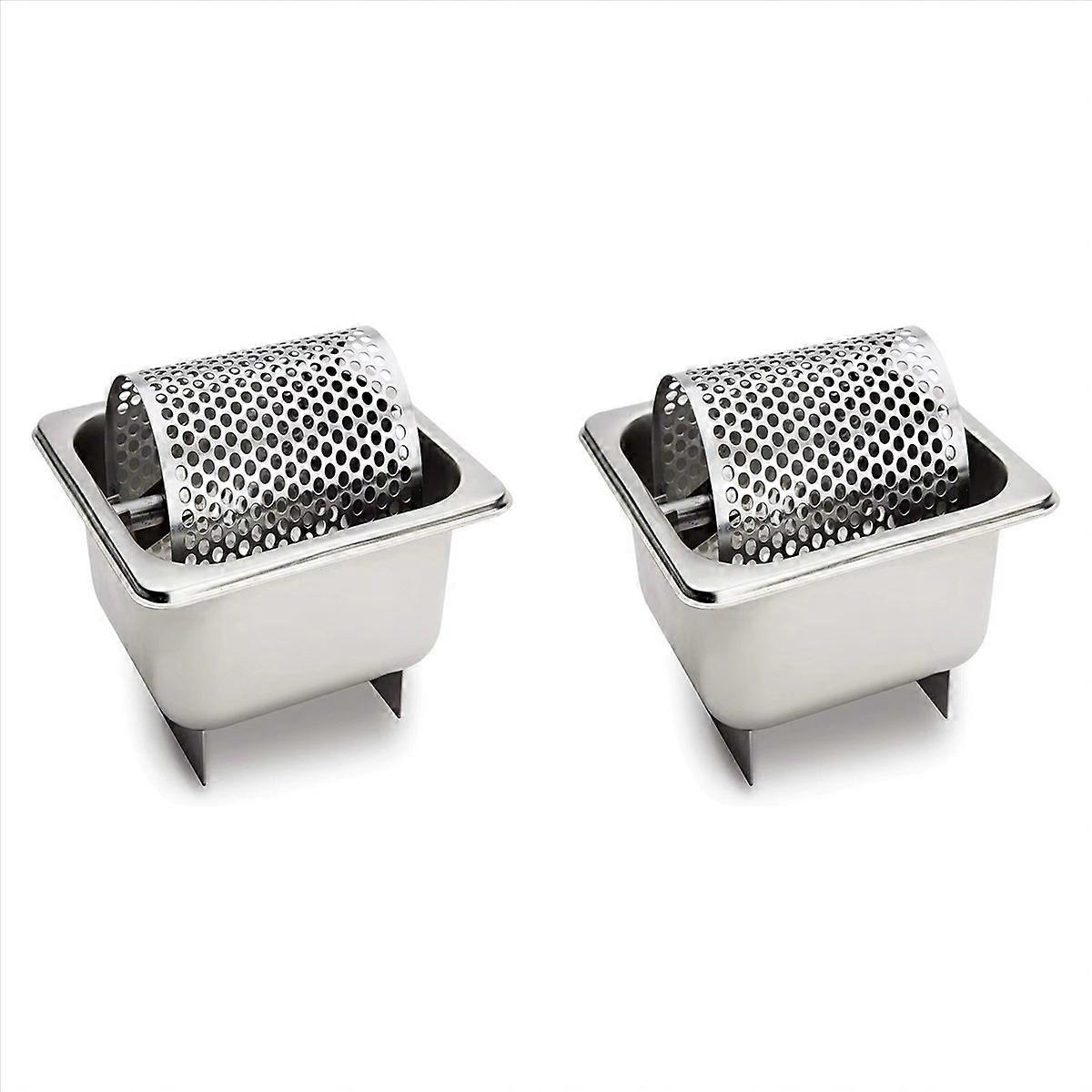 2X Stainless Steel Butter Wheel - Melted Butter Dispenser for Even Spreading, Essential Kitchen Gadg