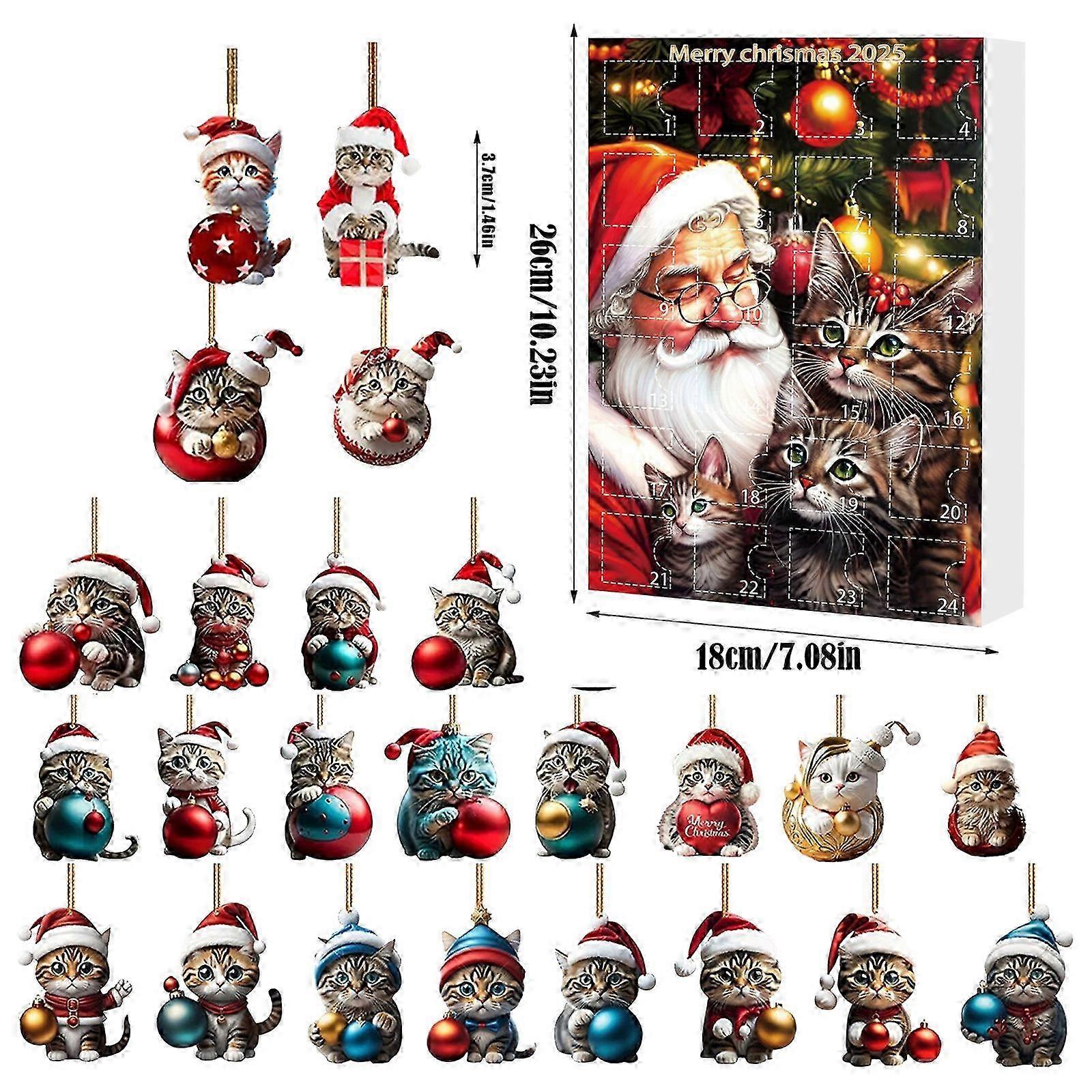 Feline-themed Advent Calendar for Christmas Countdown Tradition