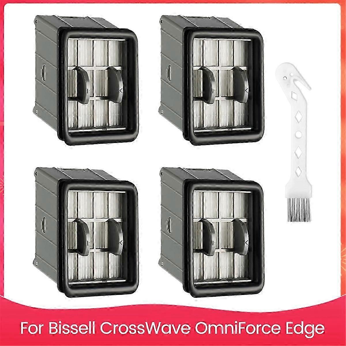 3930F 3882 HEPA Filter Replacement for Bissell CrossWave OmniForce Edge Cordless Multi-Surface Hard
