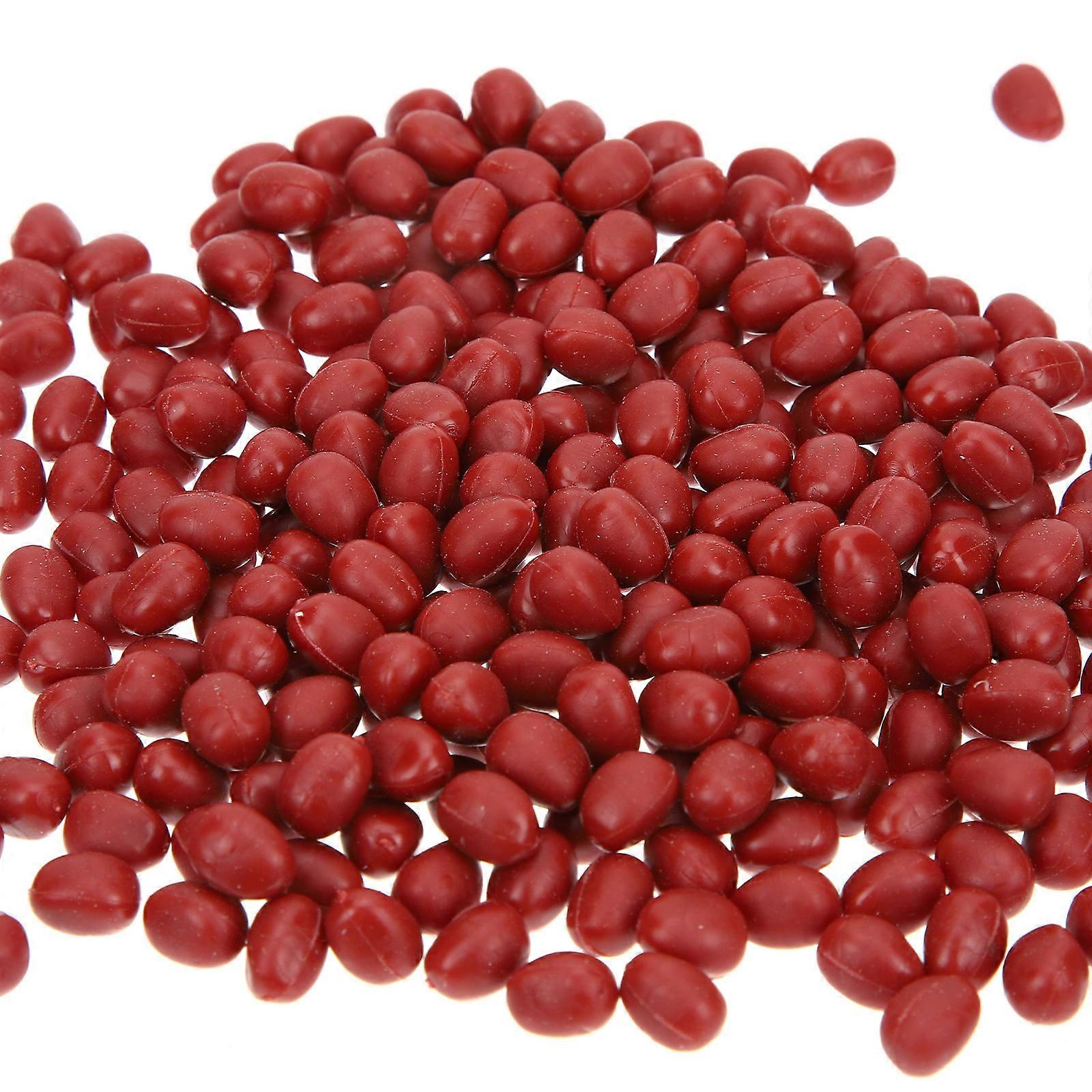 Fake Red Beans Red Bean Model for Decor 4Pcs Photography Props Simulation