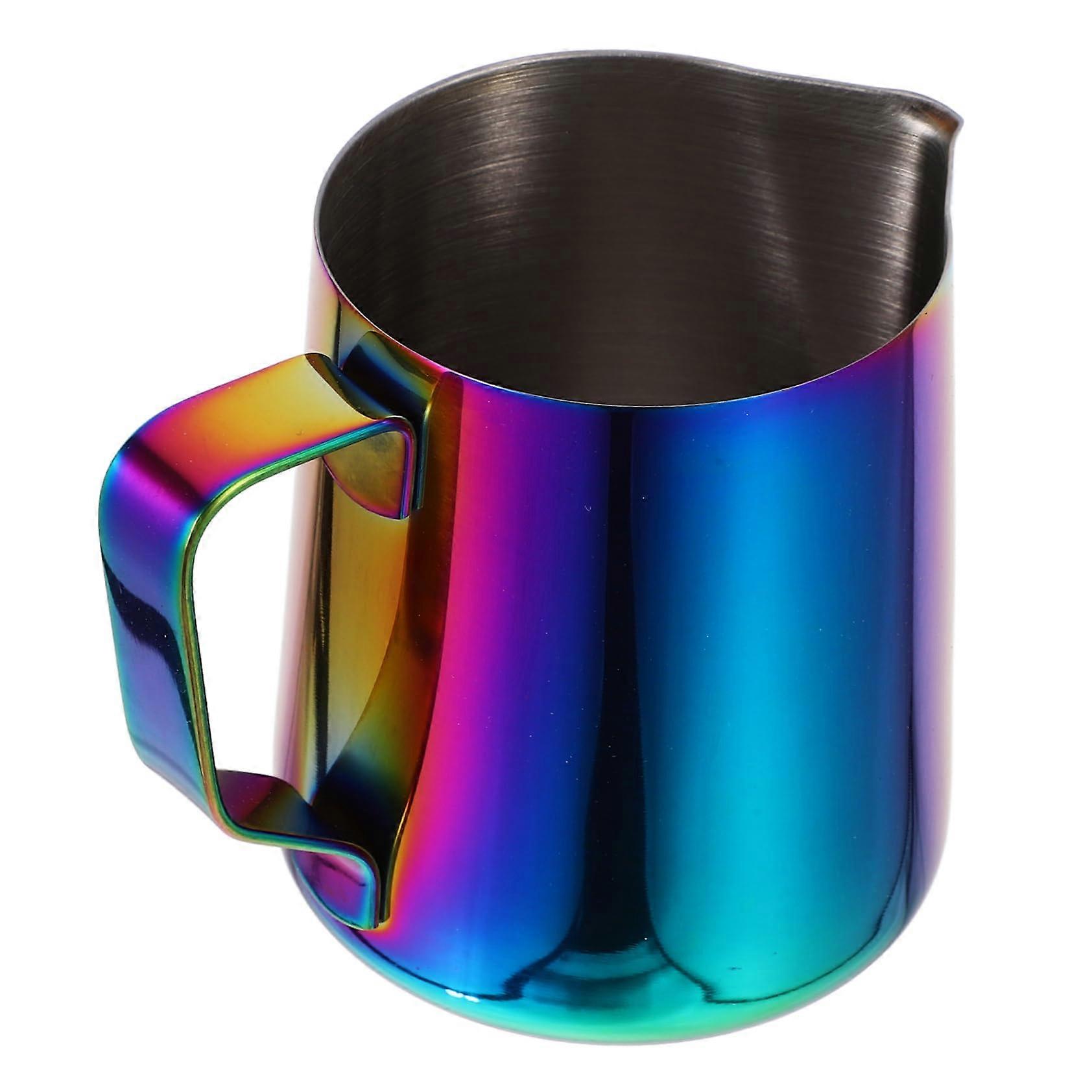 Stainless Steel Milk Frothing Pitcher with Precise Pour Spout for Latte Art Espresso Cappuccino Ref: 5200