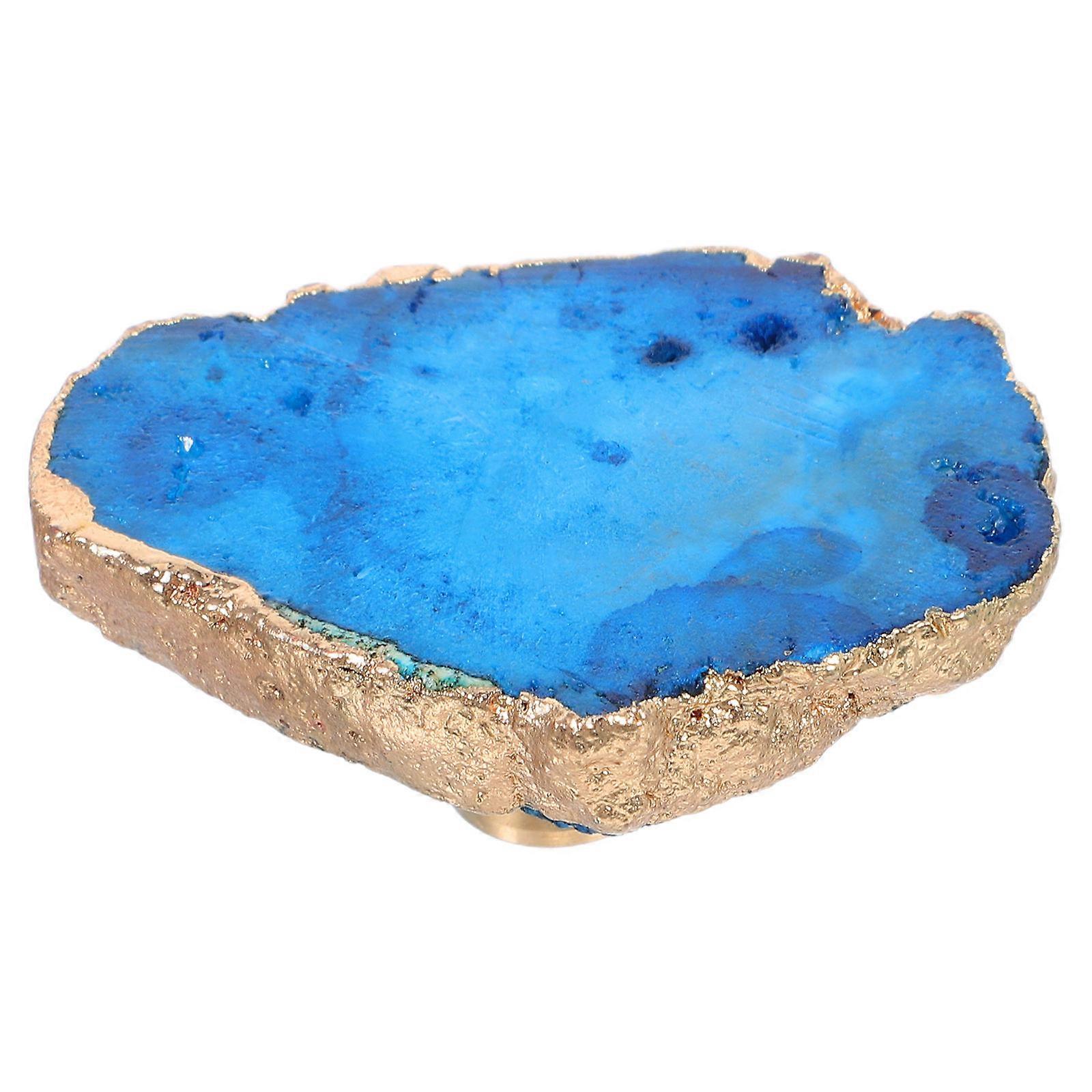 Decorative Wardrobe Knobs Durable Brass Slice Drawer Pulls For Furniture Enthusiasts Easy Installation 1 Set