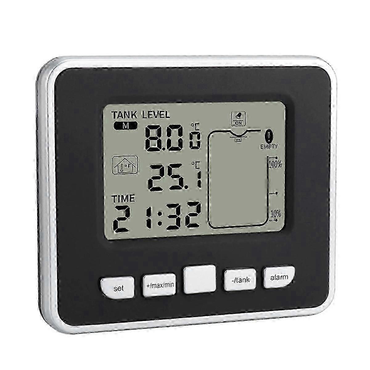 Ultrasonic Water Tank Liquid Level Meter with Temperature Sensor