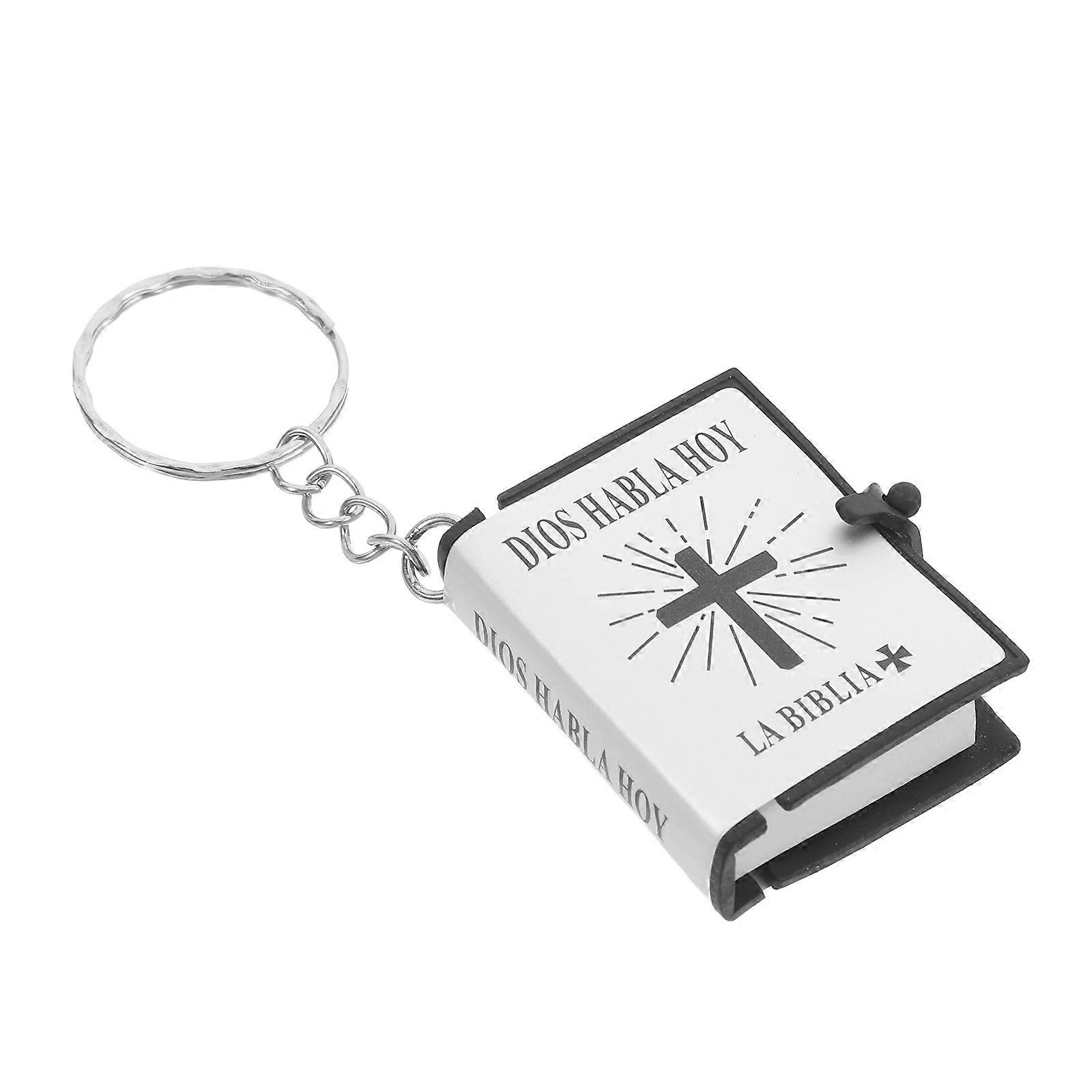 Mini Book Keyring 12Pcs As Church Present For Religious Events In Compact Size Featuring Emotional Connection