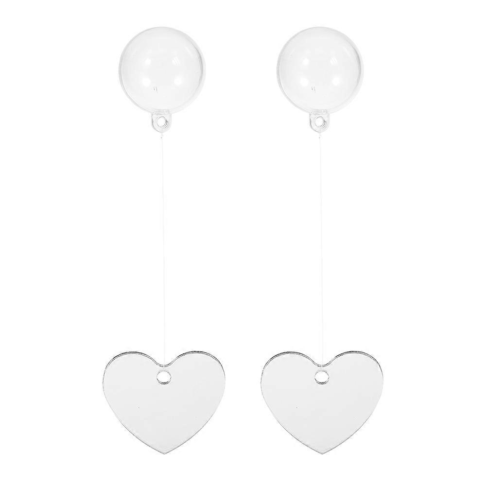 Acrylic Betta Fish Mirrors with Floating Ball for Betta Exercise 2Sets