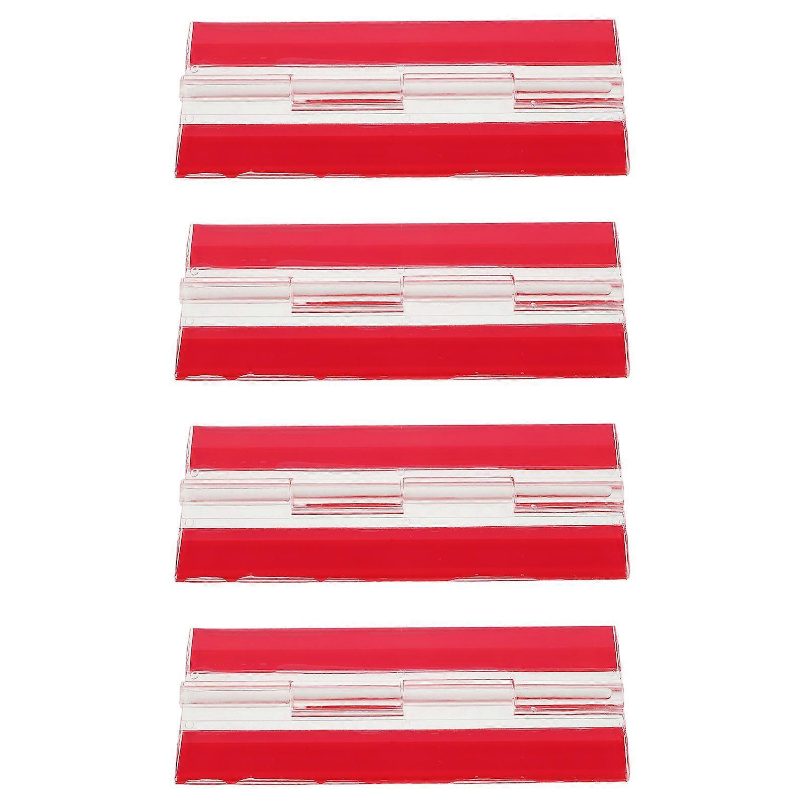Transparent Acrylic Self Adhesive Hinges for Door Hardware 4Pcs Set