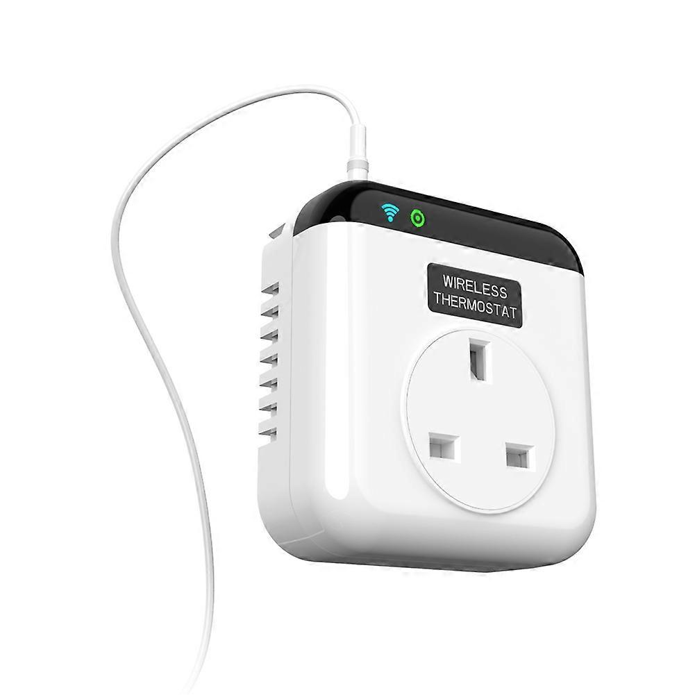 Smart WiFi Thermostat Socket Programmable Plug-in Temperature Controller App Voice Remote Control Thermostat US Plug