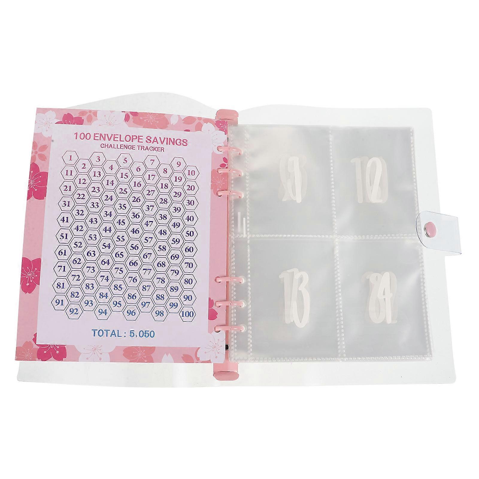 Budget Binder with Envelopes Challenge Binder for Organizing 4Sets