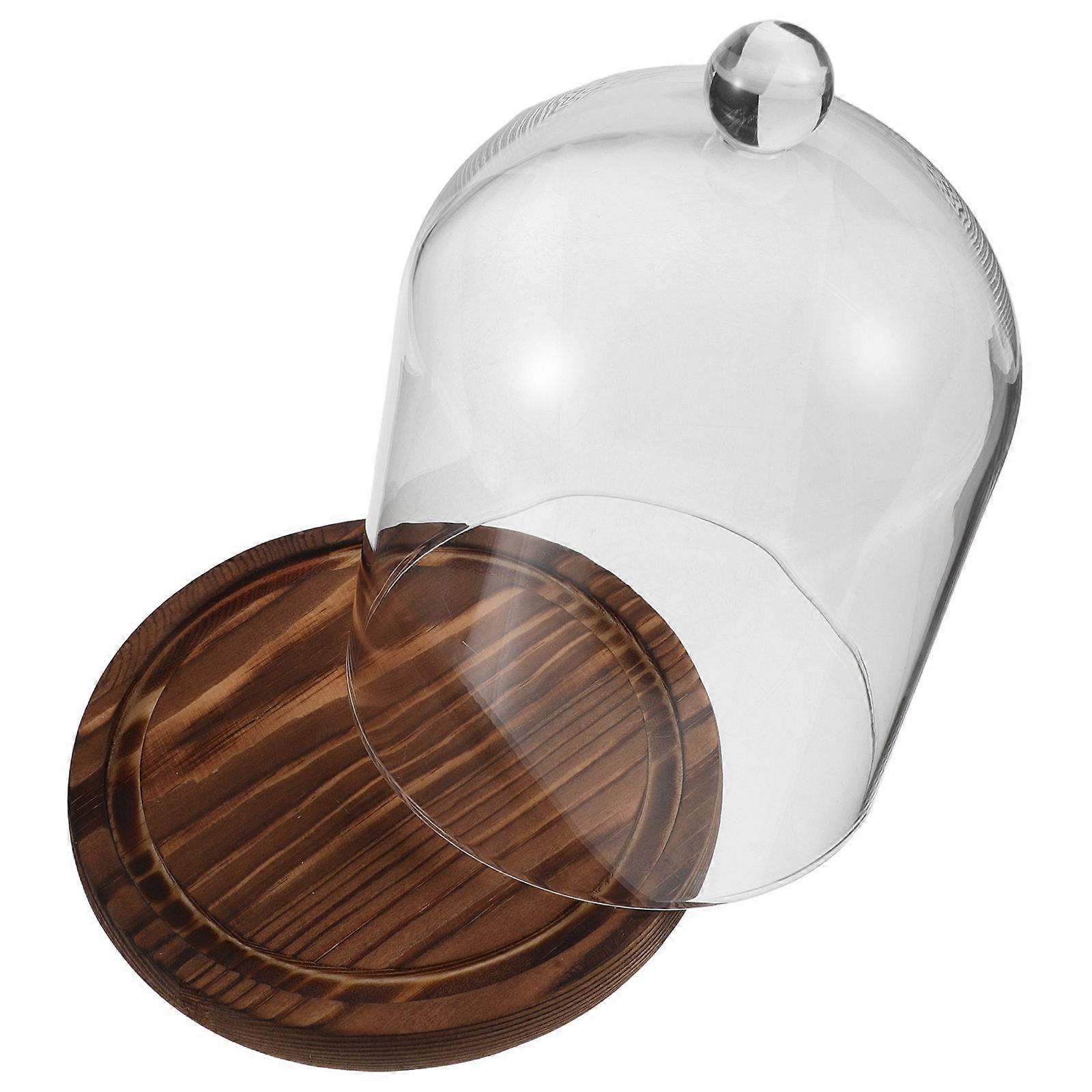 Dustproof Eternal Flower Glass Dome Display Case for Storage