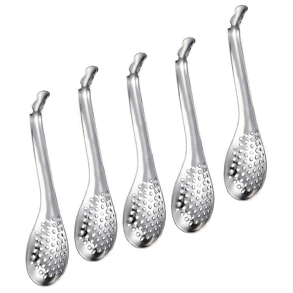Stainless Steel Caviar Spoons for Kitchen Use 5Pcs