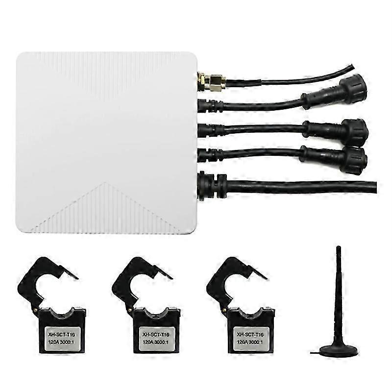 Tuya Smart Life 3 Phase WiFi Energy Meter with Clamp Current Sensor, Monitor App Compatibility (500A)-JJ