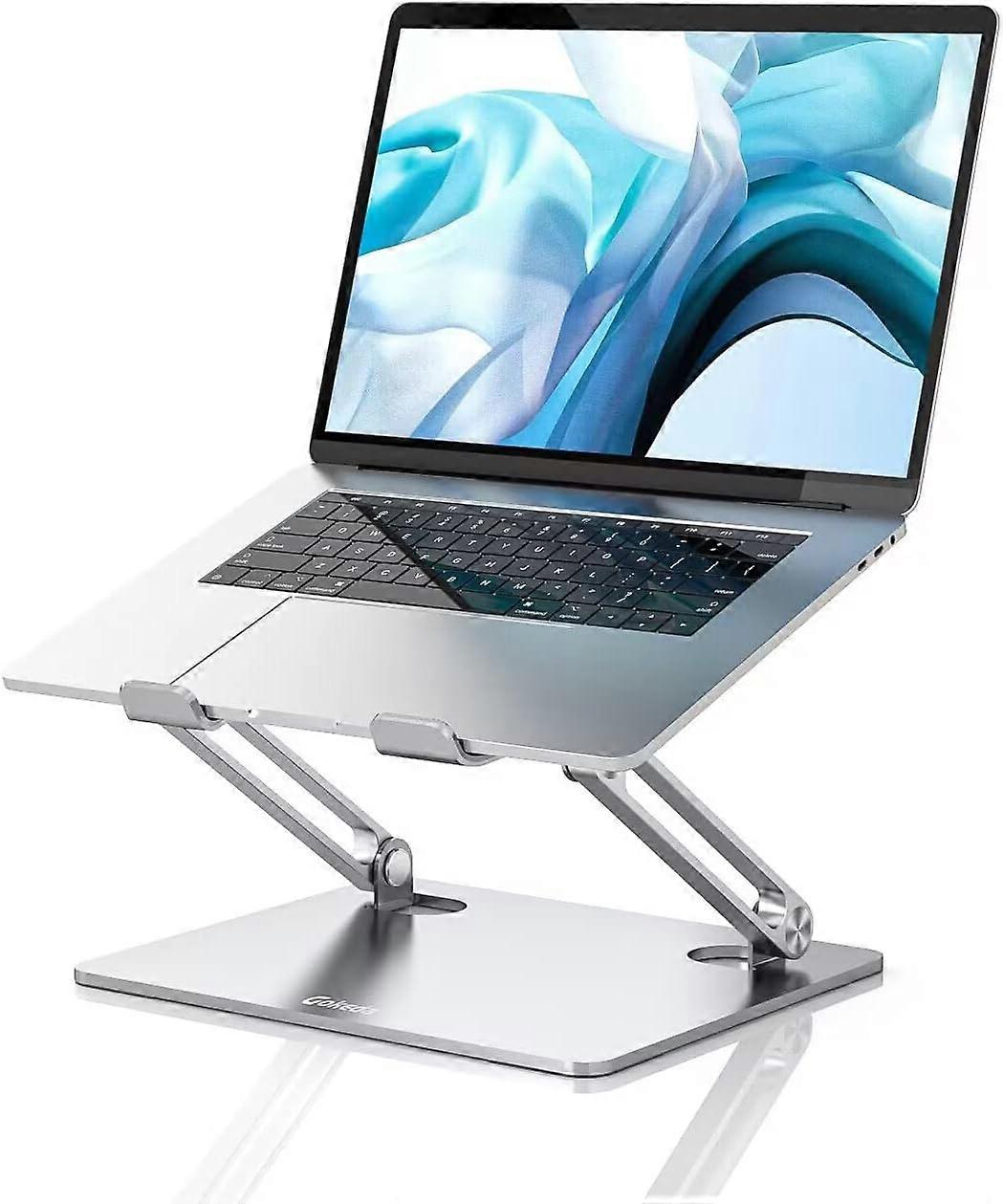 Laptop Stand, Ergonomic Adjustable Metal Laptop Riser, Computer Stand for Desk