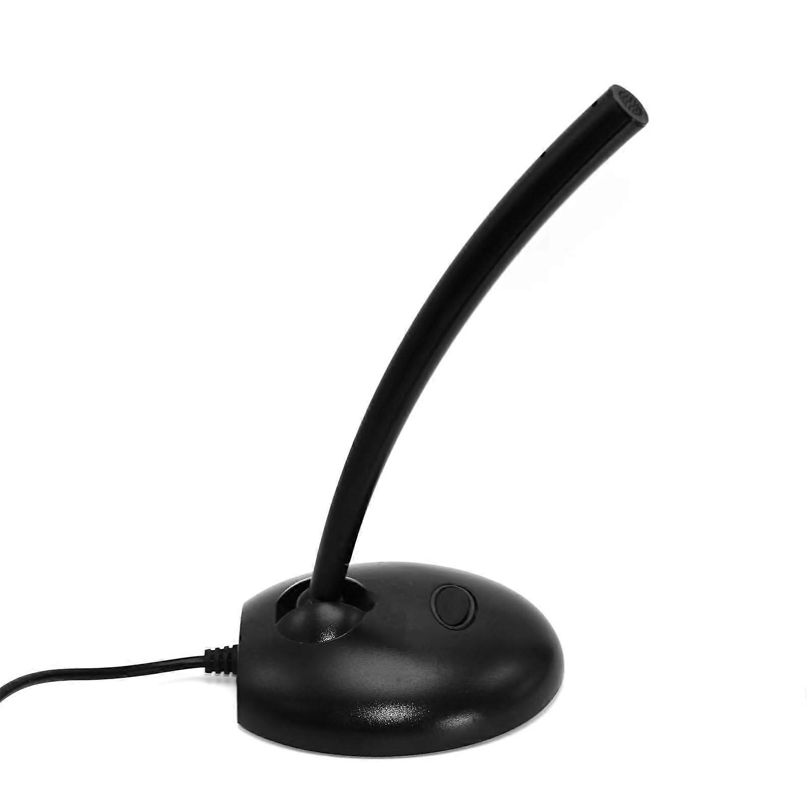 USB Computer Microphone Desktop And Laptop Microphone Windows Mac Compatible Skype YouTube Recording Gaming Chat Black