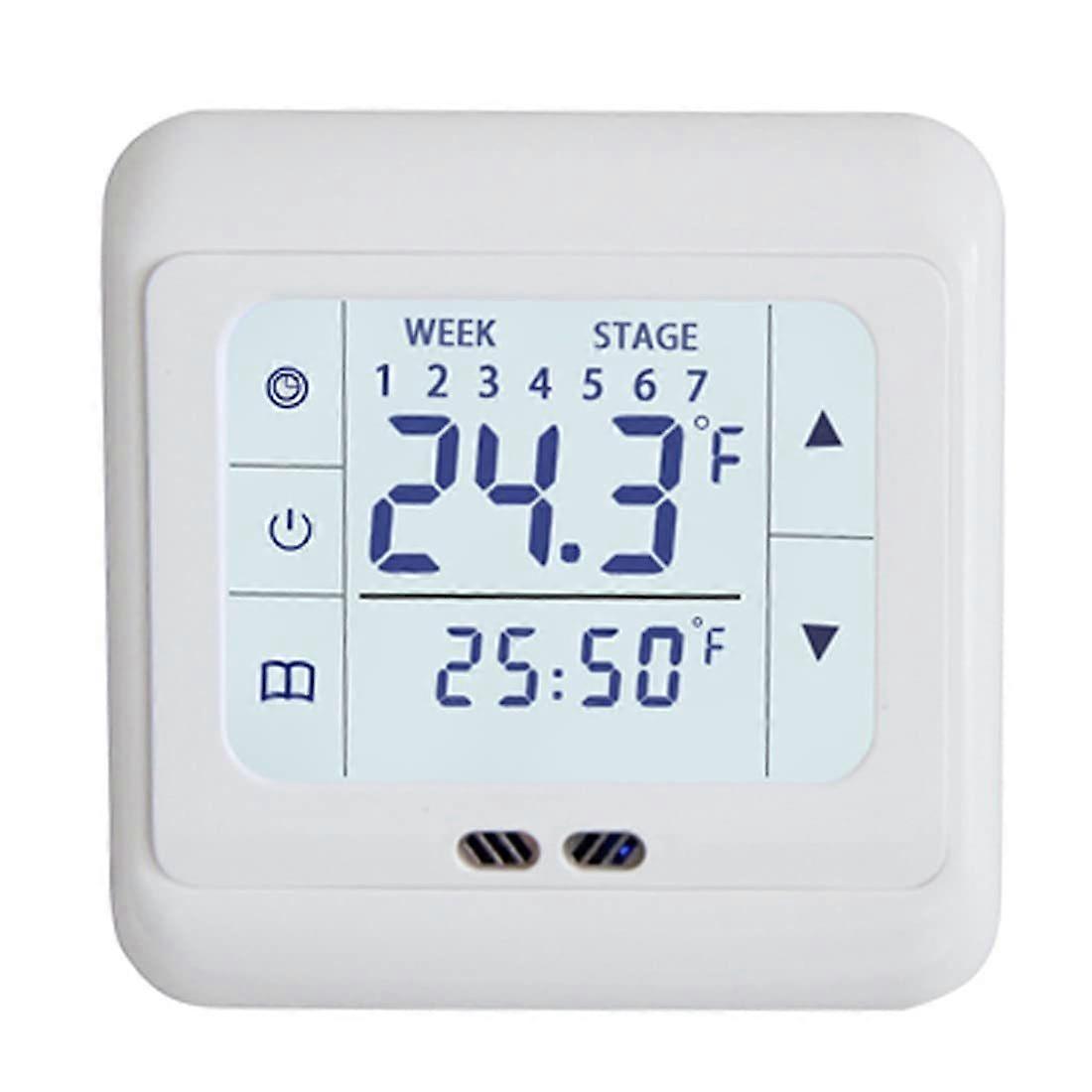 Warm Floor Electric Heating System Temperature Controller Thermoregulator Touch Screen Thermostat