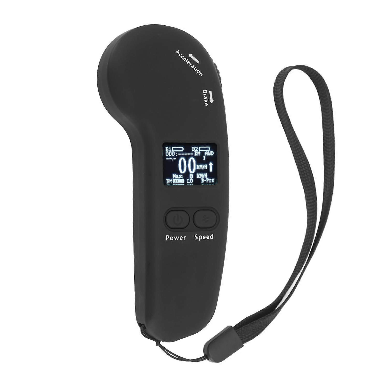 Electric Remote Control with 20m Range and Precise Braking, Rechargeable 2.4G Wireless Controller