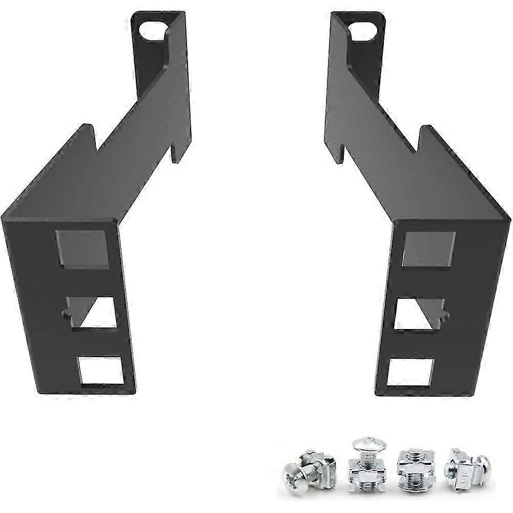 1U Server Rack Depth Extender - 4-Inch/10 cm Deep Recessed Rack Mount Adapter Kit for Network Rack