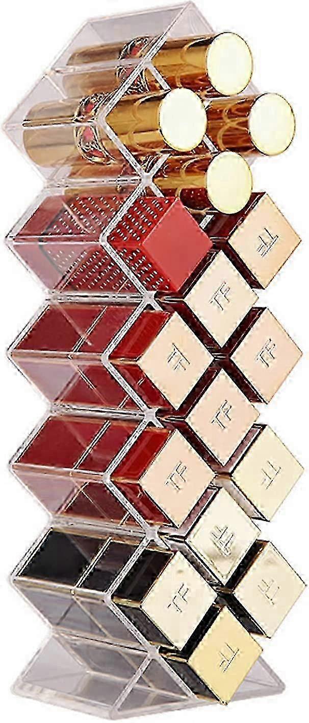 Elegant Clear Acrylic Lipstick Holder Organizer