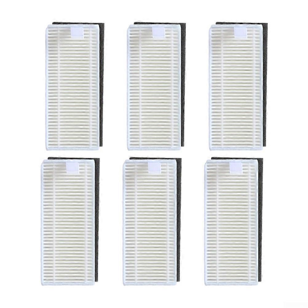 Robot Vacuum HEPA Filter Replacement for Lefant M310, Washable Dust Capture, 6Pack