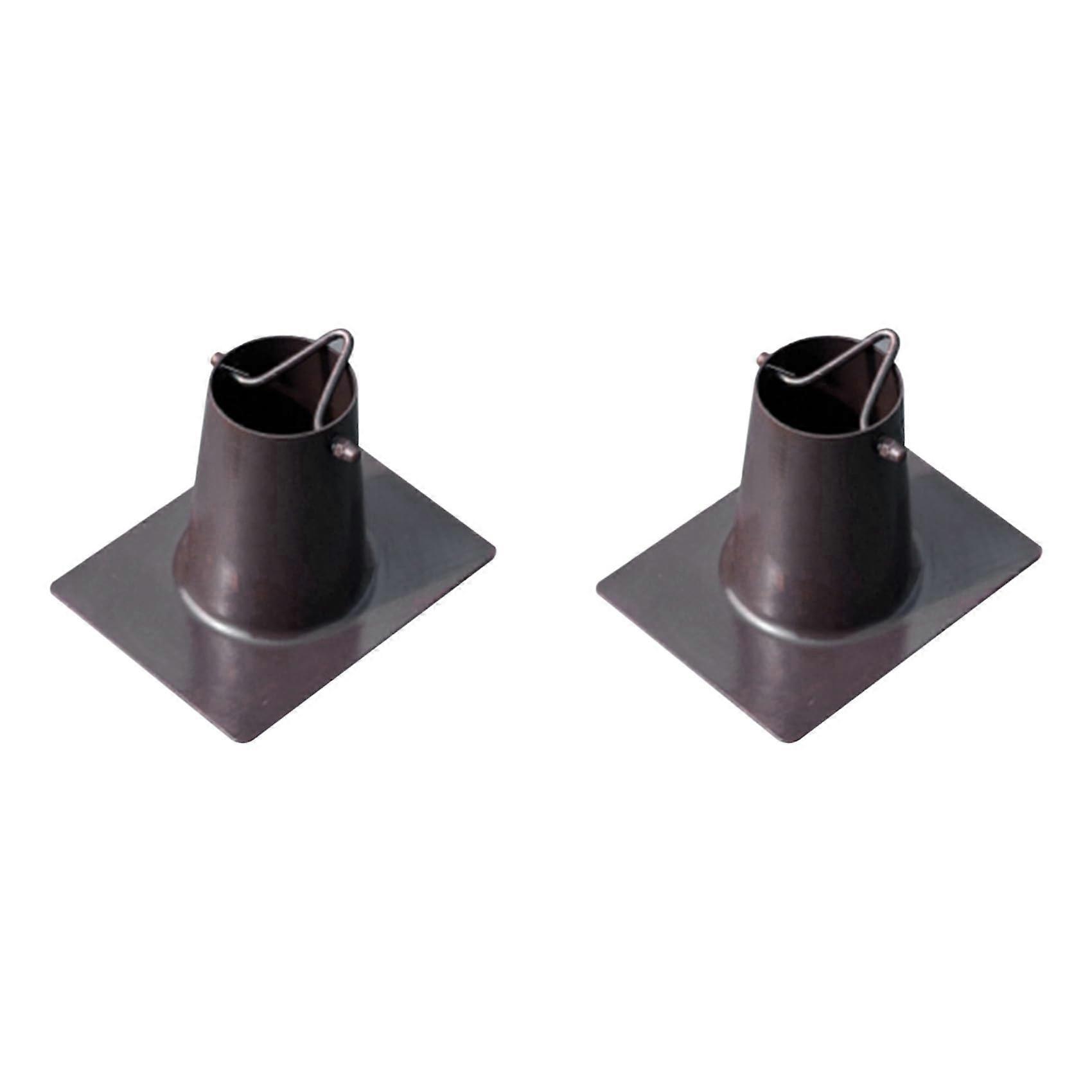 2X Quality Arched Rain Chain Gutter Adapter Connector for Downspout Outlet Heavy Flow