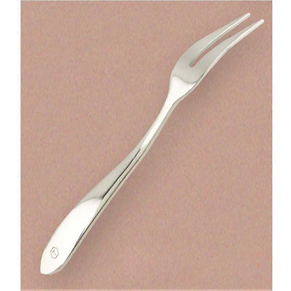 Stainless Fruit Forks Kitchen Silverware Dual Prong Design Household Bar Use 3Pcs