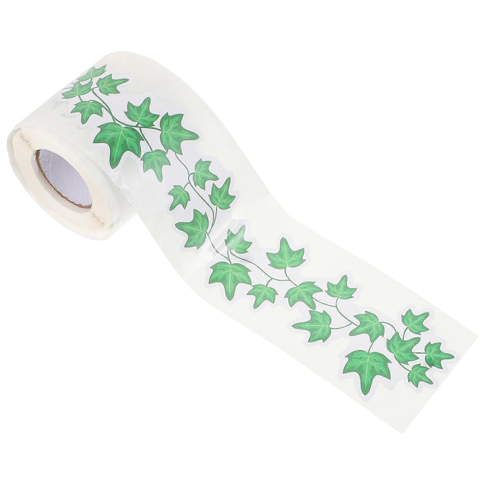 Leaves Themed Border Sticker for School Wall Decor 1 Roll
