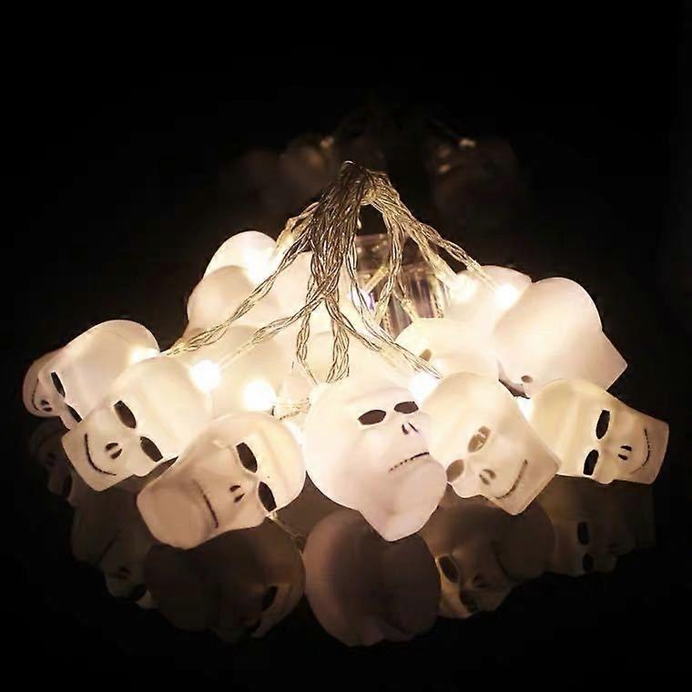 Halloween decorative light string Ghost Festival series battery box light string led skull ghost eye light string1pcs