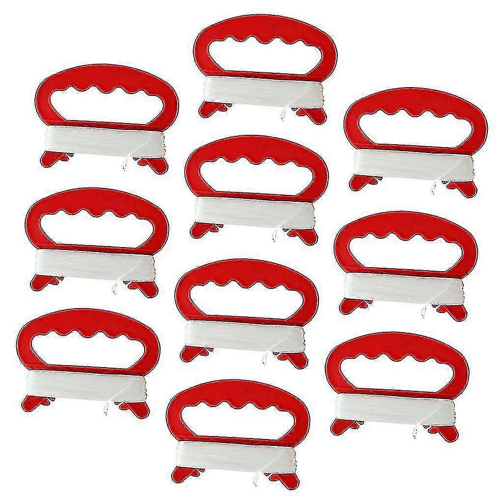 2025 1/5 10pack D Shape Kite Spool Handle With Line 30meters Kite String