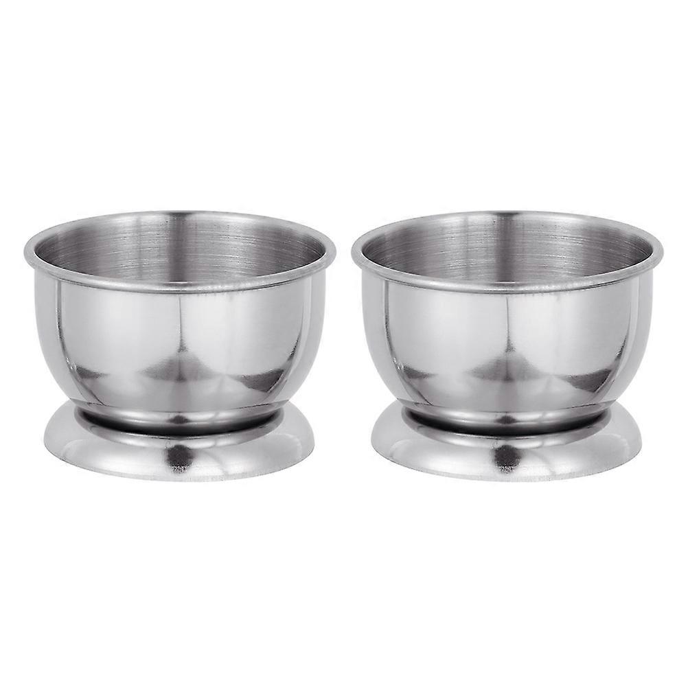 Stainless Drinking Cup Small Tea Cup for Home Use 2Pcs Stainless Steel