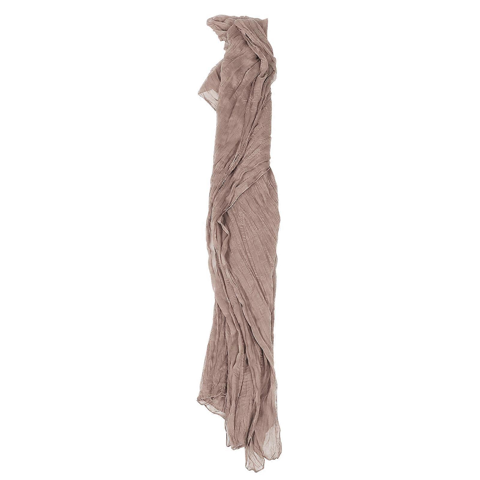 Cheesecloth Table Runner for Party 5Pcs Rustic Tablecloth Decoration Brown