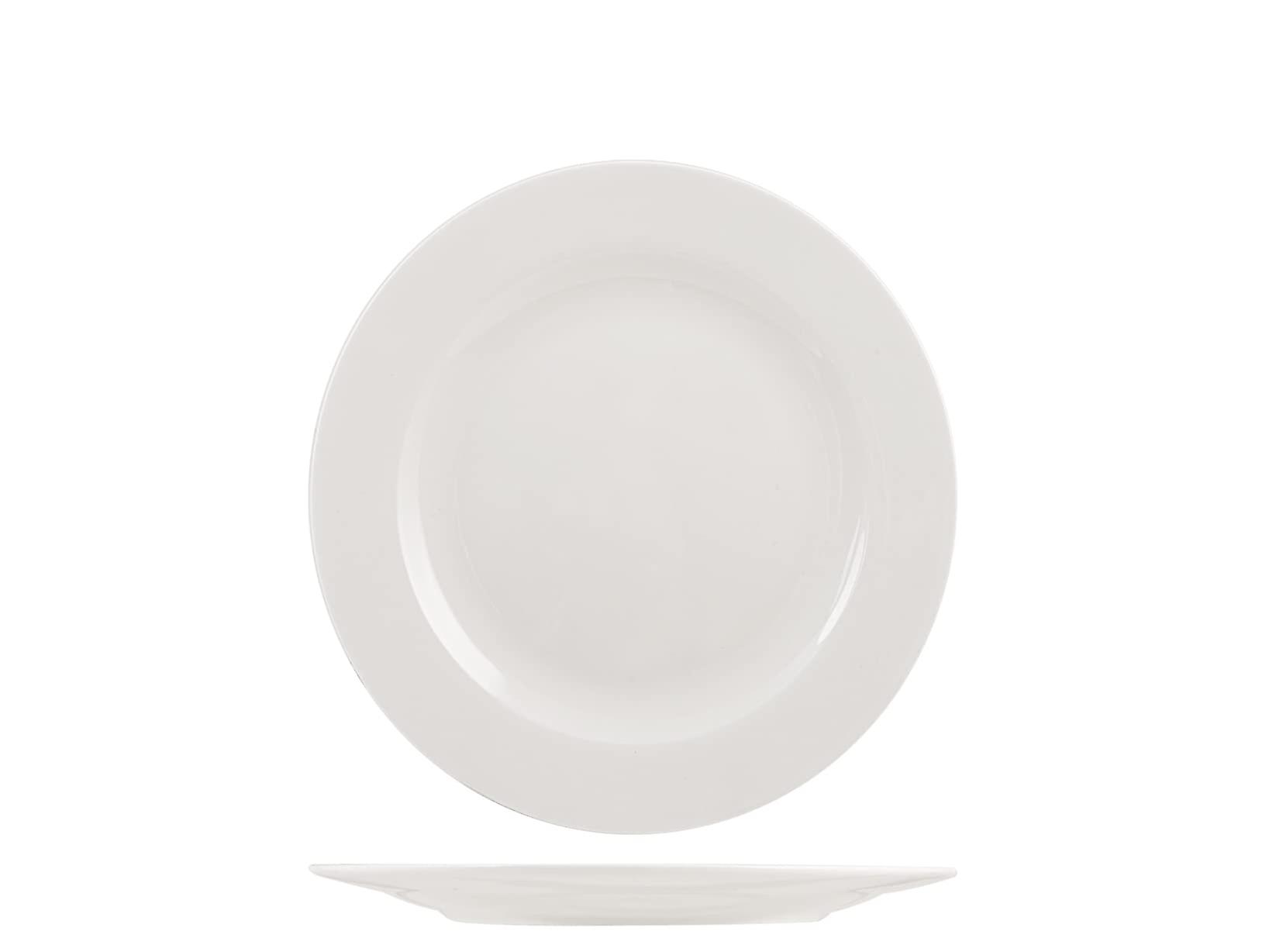 Bone China Dessert Plate 15.5cm White Small Serving Plate for Versatile Use