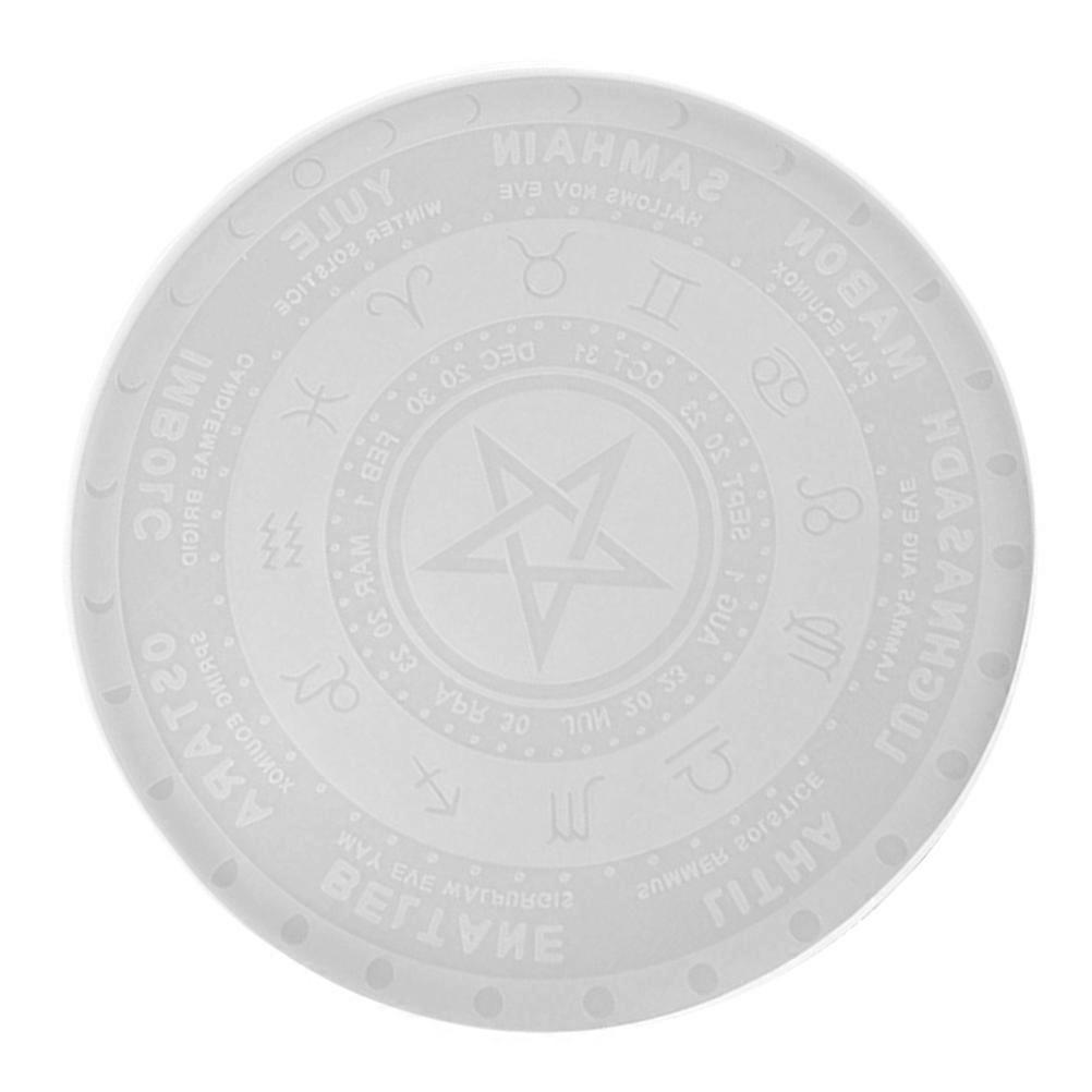 Divination Mirror Shape Mold Creative Silicone Mold for DIY Use White