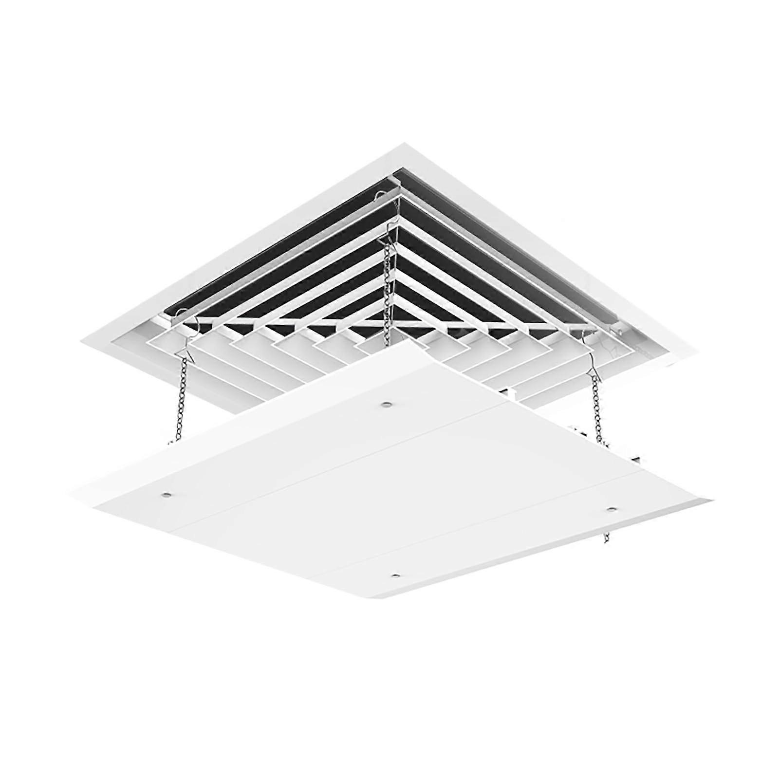 Air Conditioner Deflector Universal Adjustable Shield for Central AC Prevent Direct Airflow with Chain