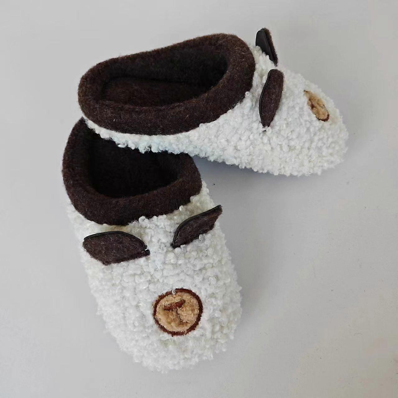 Teddy Plush Silent Toy Shoes