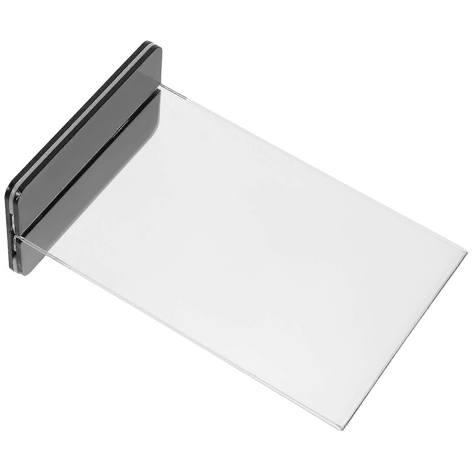 6Pcs Acrylic Sign Holder for Display Vertical Menu Rack Transparent