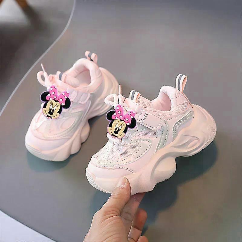 Disney Kids Boys Sneakers Girls Leather Running Shoes mickey mouse minnie girl  Casual Shoes Infant Toddler Shoes