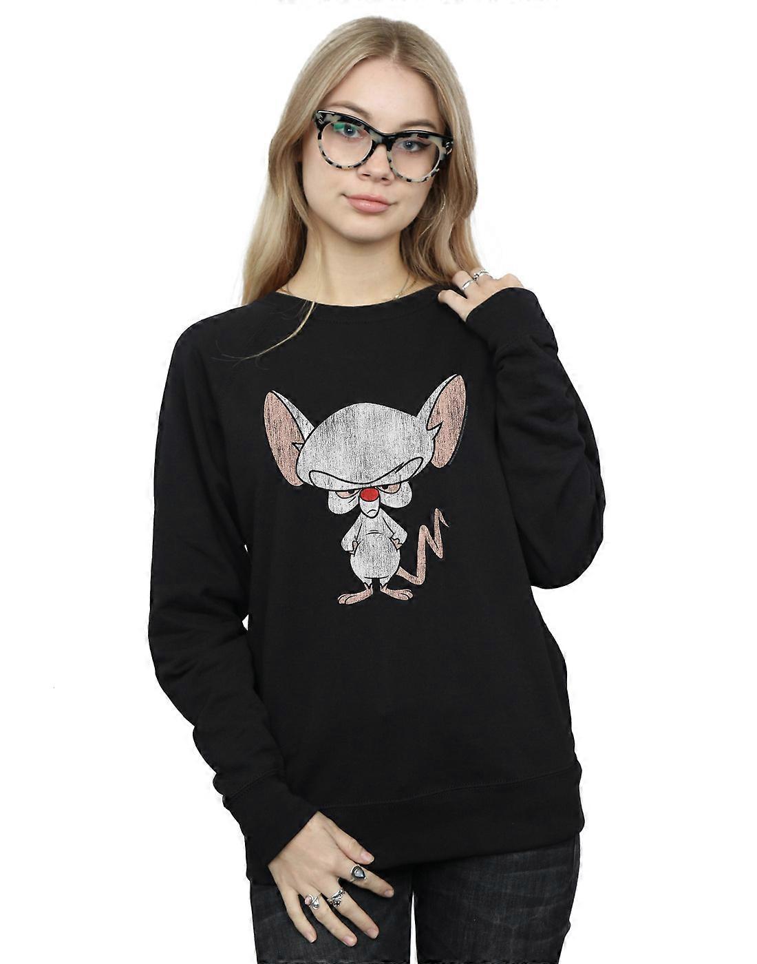 Animaniacs Women's The Brain Classic Pose Sweatshirt